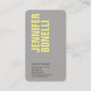 Buscar amarillo y gris tarjetas de visita Para ella