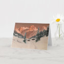 Buscar montañas nevadas tarjetas Bosque