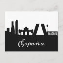 Buscar ciudad de madrid postales Silueta