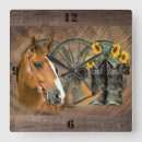 Buscar botas vaquero de relojes de pared Caballo