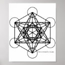 Buscar platónico posters Cubo de metatrón