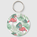 Buscar flamencos rosados llaveros Acuarela