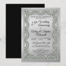 Buscar plata boda aniversario invitaciones Parejas