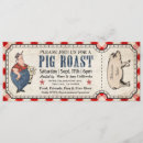 Buscar carne asada invitaciones Vintage