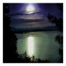 Buscar luna llena arte Azul