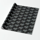 Buscar bulldog papel de regalo Silueta