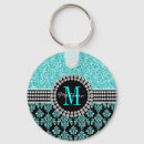 Buscar diamante azul llaveros Moda