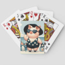 Buscar cerdos lindos barajas de cartas Para todos