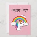 Buscar unicornio del kawaii tarjetas Arcoiris
