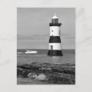 Buscar faro blanco y negro postales Monocromo