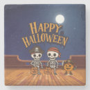 Buscar esqueleto lindo posavasos Halloween