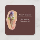 Buscar gelato tarjetas de visita Dulces
