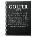 Buscar golfista cuadernos Humor