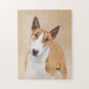 Buscar perro de bull terrier puzzles Retrato
