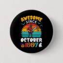 Buscar cumpleaños de octubre chapas Calavera