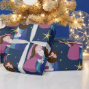 Buscar embalaje religioso papel de papel de regalo Navidades envolviendo papel