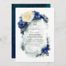Buscar azul y amarillo invitaciones Elegante