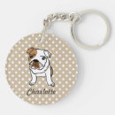 Buscar bulldog llaveros Vintage