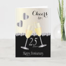 Buscar 25 años tarjetas Elegante