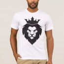 Buscar león blanco y negro camisetas Para todos