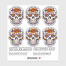Buscar calaveras de azúcar pegatinas General y unisex