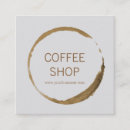 Buscar cappuccino tarjetas de visita Barista