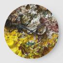 Buscar fondo naranja relojes de pared Amarillo