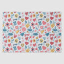 Buscar corazones y flores papel de seda Para ella