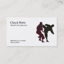 Buscar karate tarjetas de visita Lucha