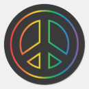 Buscar peace sign pegatinas Arco iris