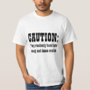 Buscar el estallar camisetas Advertencia