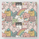 Buscar gatos posavasos Kawaii