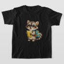 Buscar mapache lindo camisetas Para niños