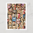 Buscar máscara veneciana postales Azul