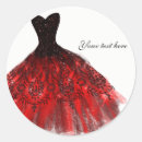 Buscar vestido rojo pegatinas Glamour