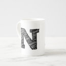 Buscar letras chinas tazas Blanco y negro