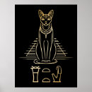 Buscar gato egipcio posters Oro