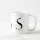 Buscar adornado tazas Monograma