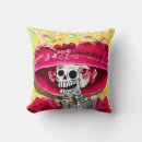 Buscar dia de los muertos cojines Calavera