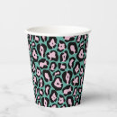 Buscar leopardo papel vasos Diseño de leopardo