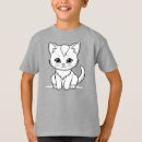 Buscar gato estilizado camisetas Gatito