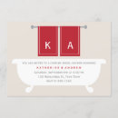 Buscar toalla invitaciones Ducha nupcial