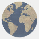 Buscar mapa del mundo pegatinas Vintage