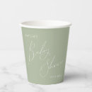 Buscar baby shower papel vasos Para ella