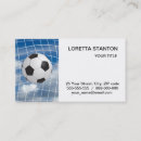 Buscar balón fútbol de tarjetas de visita Deporte