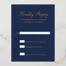 Buscar rose gold foil invitaciones Navy blue