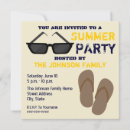 Buscar sandalias tarjetas e invitaciones Verano