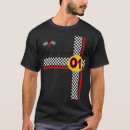 Buscar piloto de carreras camisetas Coche