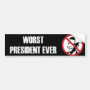 Buscar peor pegatinas parachoque Barack obama anti