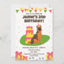 Buscar en alemán invitaciones de cumpleaños Perro